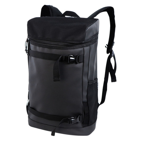 Business Water Resistant PU leather Laptop Bags Backpack with USB Charging computer travel bagpack