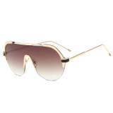 20132 Superhot Eyewear 2019 Fashion Mono Lens Sun glasses Women Half Frame Sunglasses