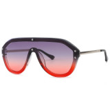 15932 Superhot Eyewear 2019 Fashion Men Women One piece lens Shades Shield Sunglasses