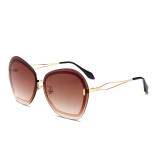 11232 Superhot Eyewear 2019 Fashion Ladies Big Sun glasses Oversized Rimless Women Sunglasses