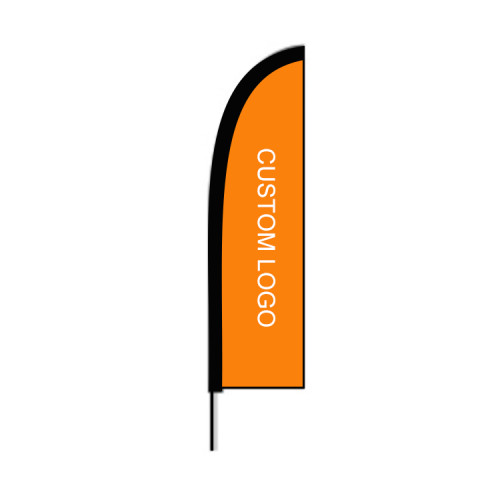 Custom Made In China Superior Quality Durable Using Low Price Custom 5m Beach Flag Promotion