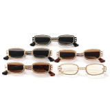 Superhot Eyewear 51800 Fashion 2021 Women Sun glasses Vintage Diamond Rhinestone Rectangle Sunglasses