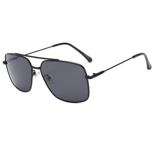 10058 Superhot Eyewear 2019 New Classic Double Bridge Shades Men Black Sunglasses