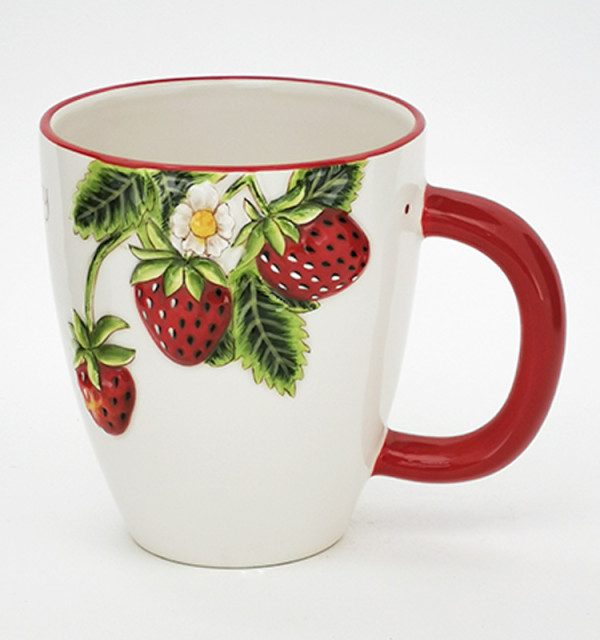 Wholesale Custom Pink Gift Milk Porcelain Cup Sublimation Reusable Coffee Ceramic Mug