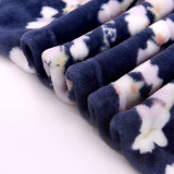 Wholesale Custom Cheap printed lovely flannel fleece blanket