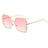 12235 Superhot Eyewear Pearl Square Sun glasses Shades 2019 Fashion Women Sunglasses