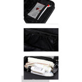 2021 New Fashion Makeup Bag Mirror Cosmetic Case Storage Handle Organizer Travel Kit with Adjustable Dividers for Cosmetic