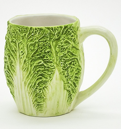 Personnalisation ceramic cup handmade 3d ceramic vegetable mugs daily ceramic water coffee cup