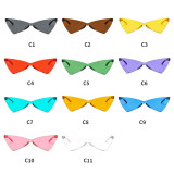 10452 Superhot Eyewear 2018 Cateye Thick Rimless Sun glasses Fashion Candy Cat Eye Sunglasses