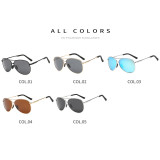 10461 Superhot Eyewear Classic Pilot Style Black Driving Shades Men's Polarized Sunglasses