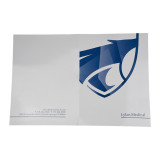 Customise Logo Company Office Meeting A4 Paper File Folder with Business Card Slot
