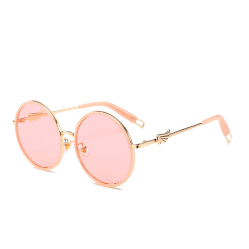 12432 Superhot Eyewear Fashion Women Sun glasses Ladies Pink Cute Round Sunglasses