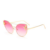11025 Superhot 8 Color Little Bee Classical Cateye Style Metal Frame Anti UV cat.3 Women 2018 Sunglasses