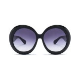 14532 Superhot Eyewear 2019 Fashion Women Oversized Round Gradient Shades Sunglasses