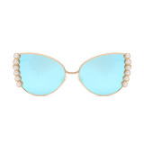 12135 Superhot Eyewear Pearl Butterfly Sun glasses 2019 Fashion Women Sunglasses