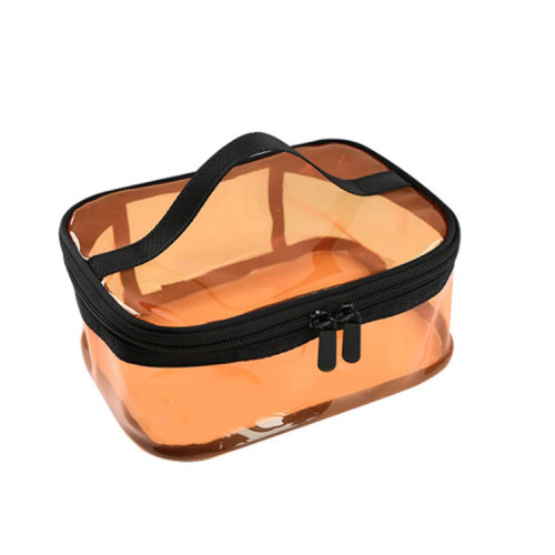 New Waterproof Transparent PVC Bath Cosmetic Bag Women Make Up Case Travel Makeup Beauty Wash Organizer Toilet Storage Kit