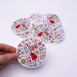 Diy Waterproof  Vinyl Pvc Die Cut Out Sticker Logo Custom Vinyl Cut, Custom Vinyl Die Dye Cut Stickers Printed