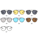 11051 Superhot Eyewear 2018 Fashion Sun glasses Steam Punk Goggles Retro Vintage Steampunk Sunglasses