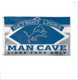 NFL Custom 3*5ft Detroit Lions flag sample fast delivery