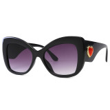 13745 Superhot Eyewear 2019 New Arrival Oversized Sun glasses Shades Love Heart Women Sunglasses