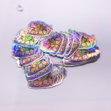 Customised Die Cut Cute Holographic Waterproof Rainbow Prisms Sticker Print Custom Vinyl Window Decal Sticker