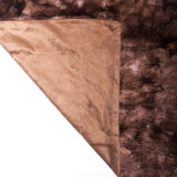 100% polyester decorate faux fur fleece tie dye pv fleece blanket