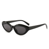 12434 Superhot Eyewear 2018 Small Retro Vintage Sun glasses Cheap Plastic White Oval Sunglasses