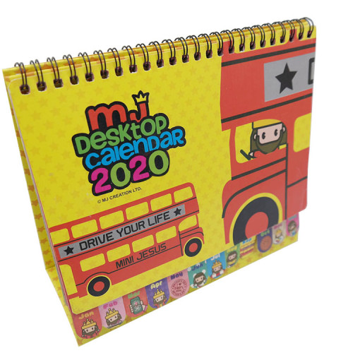 Promotional Customised 2021 Design Desktop Paper Calendar