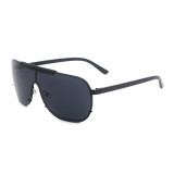 10025 Superhot Eyewear Fashion Oversized One Piece Lens Gradient Shield Shades Sunglasses