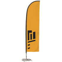 Wholesale low moq high quality Flying Feather Advertising flag custom