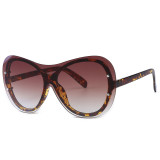 16832 Superhot Eyewear 2019 Fashion One piece lens Sun glasses Women Oversized Shades Sunglasses