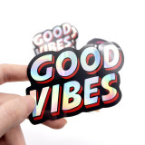 Custom Waterproof PVC Die Cut Stickers Cartoon Vinyl Sticker Pack With Header Card