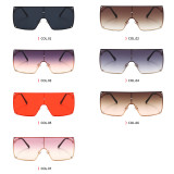 25937 Superhot Eyewear 2020 Fashion Chain Style Temple Sun glasses Flat Top Women Shades Sunglasses