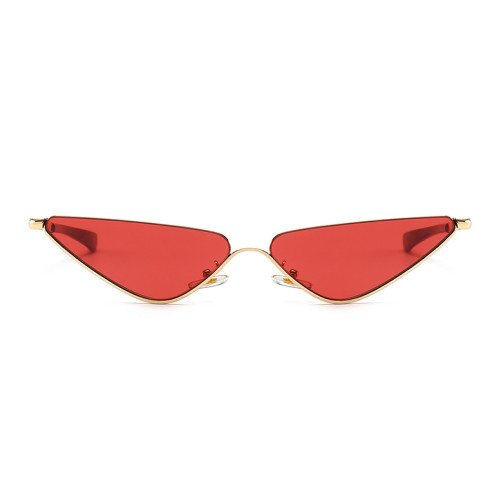 13145 Superhot Eyewear Fashion Women Sun glasses Small Half Frame Cat Eye Sunglasses
