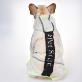 Wholesale custom transparent dog apparel accessories waterproof pet clothes pet dog raincoat