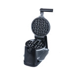 Stainless steel commercial rotary waffle maker