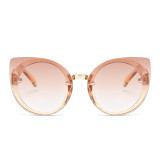 22237 Superhot Eyewear 2019 New Fashion Tinted Women Round Pointed Cat Eye Sunglasses