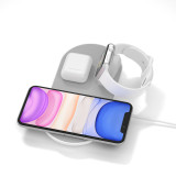 3 in 1 QI Wireless Charger Wireless Charging Pad for AirPods Pro/2 Charging Dock for iWatch
