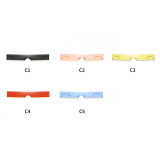 202901 Superhot Eyewear 2019 Fashion Small Rectangle Sun glasses Tinted Lenses Ladies Rimless Sunglasses