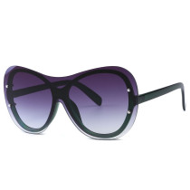16832 Superhot Eyewear 2019 Fashion One piece lens Sun glasses Women Oversized Shades Sunglasses