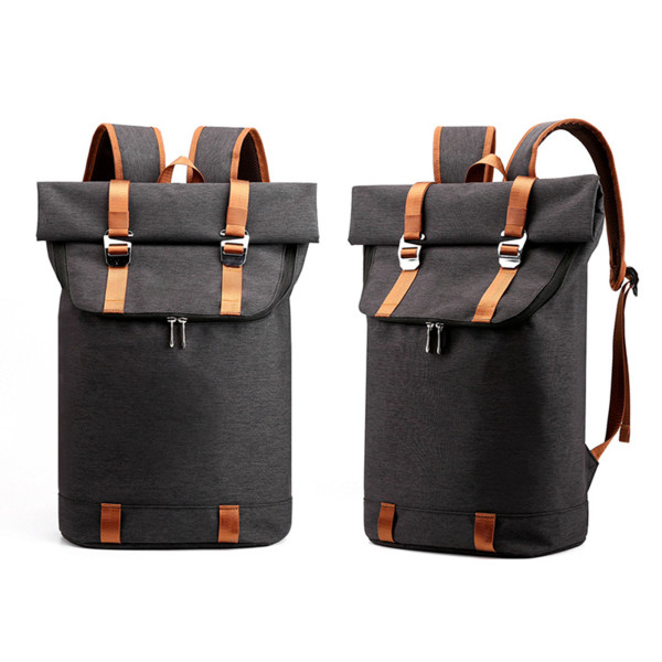 Factory designer Custom  Waterproof cationic material Roll top  anti-theft Sport Laptop Backpack Bag