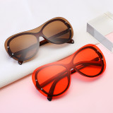 16832 Superhot Eyewear 2019 Fashion One piece lens Sun glasses Women Oversized Shades Sunglasses