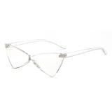 10452 Superhot Eyewear 2018 Cateye Thick Rimless Sun glasses Fashion Candy Cat Eye Sunglasses