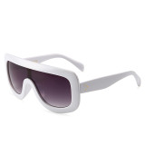 11345 Superhot Eyewear one piece Lens Brand Designer Sun glasses Women Oversized Shield Shades Sunglasses