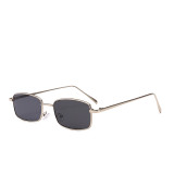 20533 Superhot Eyewear Fashion Men Women Small Metal Rectangle Sunglasses
