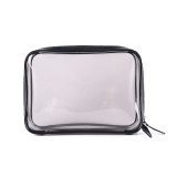 Amazon Hot Sells Organizer Clear Travel PVC Zipper Bags WaterProof Makeup Transparent Cosmetic Bags