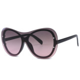 16832 Superhot Eyewear 2019 Fashion One piece lens Sun glasses Women Oversized Shades Sunglasses