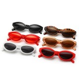 12434 Superhot Eyewear 2018 Small Retro Vintage Sun glasses Cheap Plastic White Oval Sunglasses