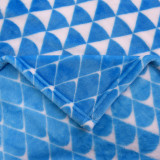 100% polyester rotary screen printing super soft flannel fleece blanket
