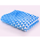 Fashion 100% Wool  knitted beautiful cozy flannel fleece blanket